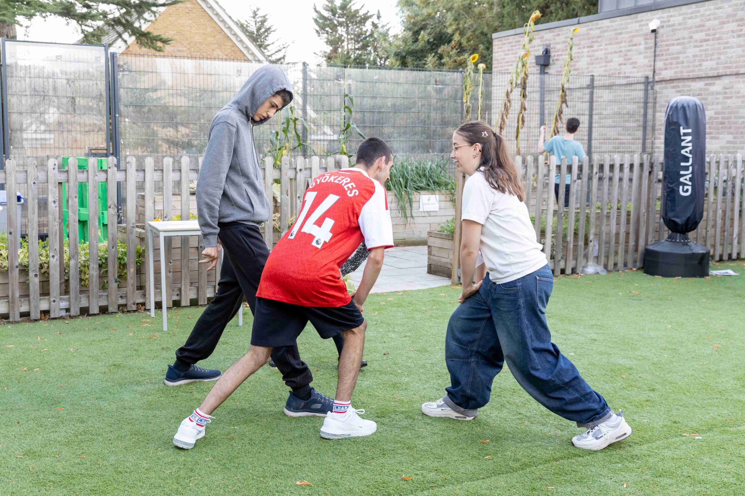 Young people at Brady Teen Zone